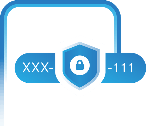 Ícone Número Máscara